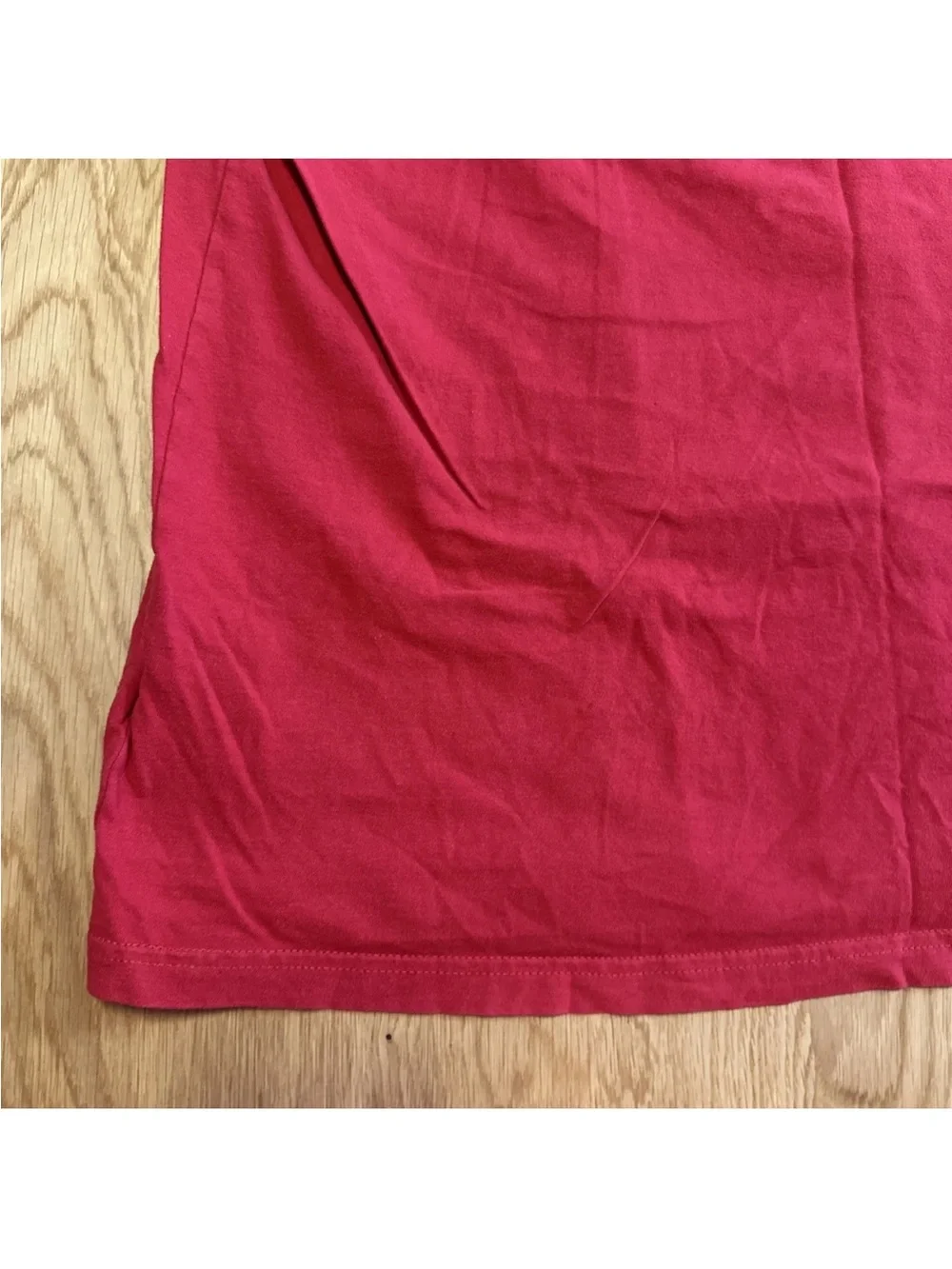 Men’s Northface Red Black Short Sleeve Cotton T Shirt XL